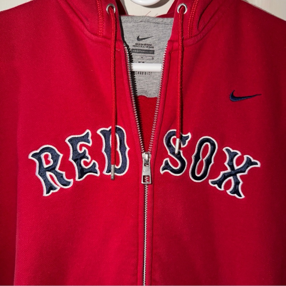 Nike Red Full-Zip Hoodie Red Sox